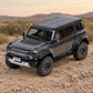 TRACTION HOBBY KM Ford Bronco Raptor 1/8 RTR RC Crawler – Brushless 4WD & Remote Diff Locks Gunmetal Grey - RC Rock Crawler | FUNYAT