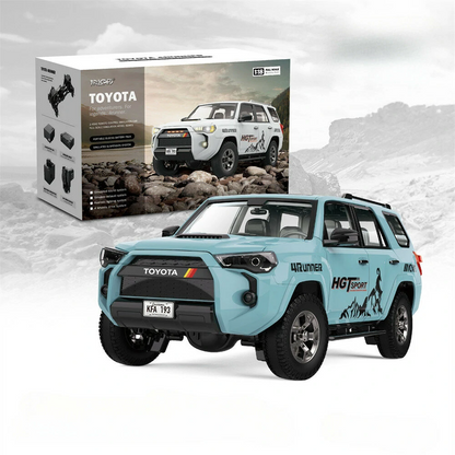 HG HG4-52 TRASPED 1/18 2.4G 4WD RC Car for TOYOTA 4RUNNER Rock Crawler LED Light Simulated Sound Off-Road Climbing Truck RTR Full Proportional Models Toys