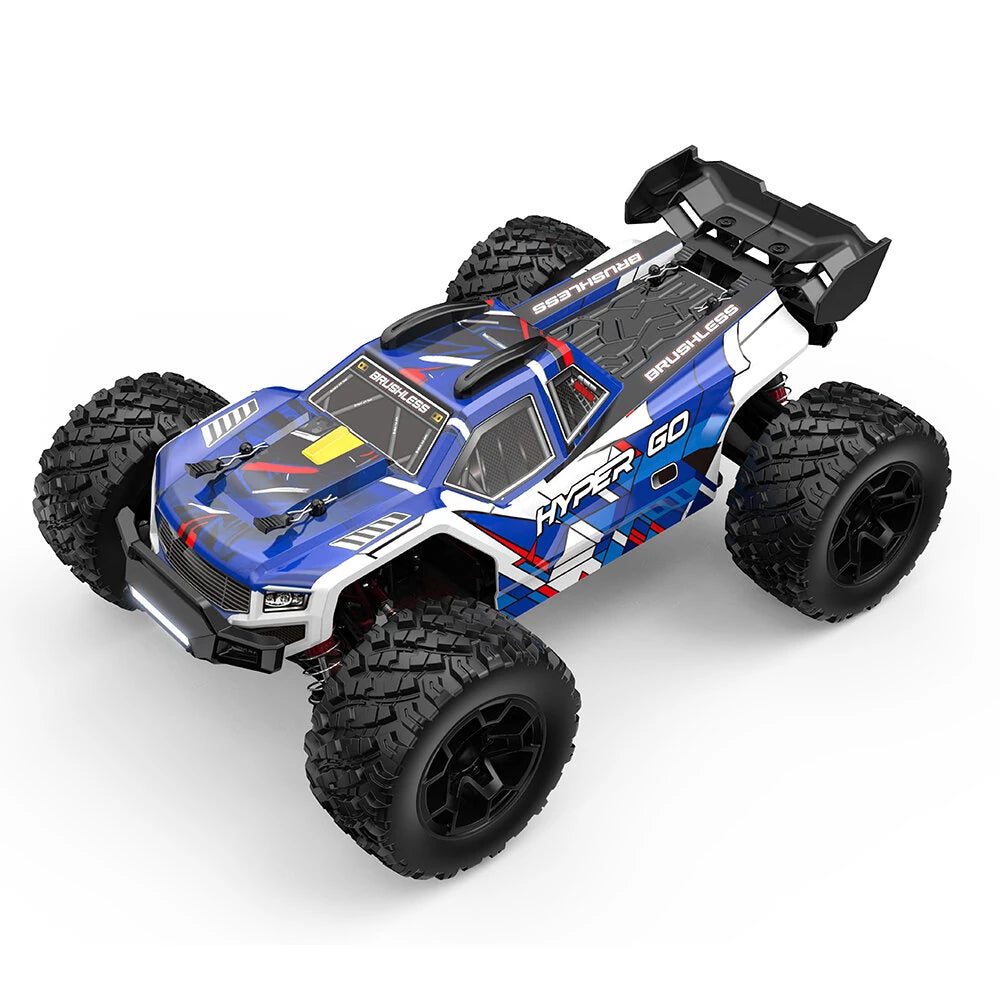 MJX Hyper Go 14212 1/14 4WD Brushless RC Monster Truck – 56KM/H High-Speed RTR with Dual Body Shells - RC Car | FUNYAT