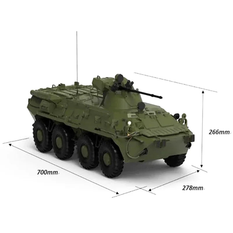 CROSSRC BT8 Rhino 1/12 Scale 8WD RC Military Amphibious Armored Truck Crawler KIT/RTR - rc car,rc truck | FUNYAT