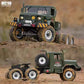 CROSSRC HC10 1/12 6WD 10-Tire RC Military Truck Dual Speed Off-Road Crawler KIT/RTR - rc car,rc truck | FUNYAT
