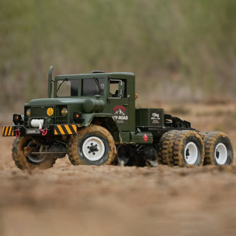 CROSSRC HC10 1/12 6WD 10-Tire RC Military Truck Dual Speed Off-Road Crawler KIT/RTR - rc car,rc truck | FUNYAT