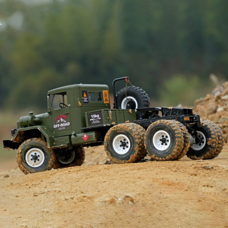 CROSSRC HC10 1/12 6WD 10-Tire RC Military Truck Dual Speed Off-Road Crawler KIT/RTR - rc car,rc truck | FUNYAT