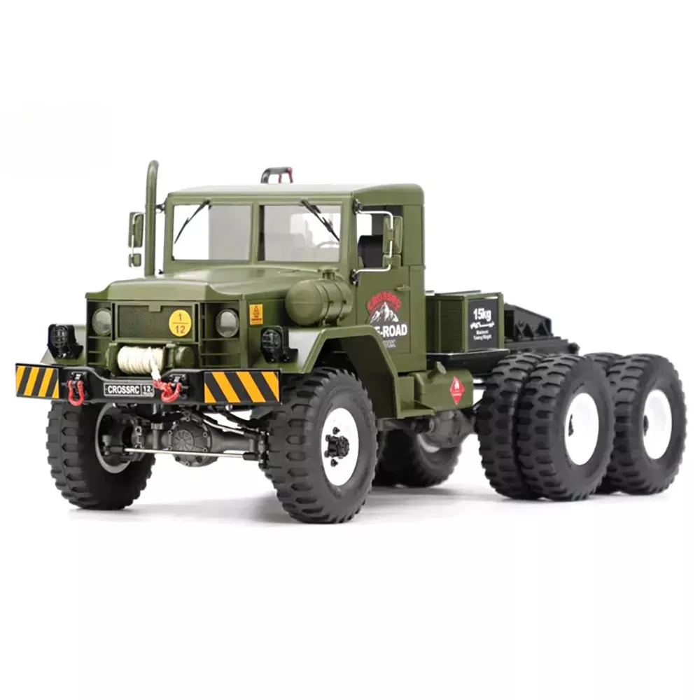 CROSSRC HC10 1/12 6WD 10-Tire RC Military Truck Dual Speed Off-Road Crawler KIT/RTR HC10 RTR Included - rc car,rc truck | FUNYAT