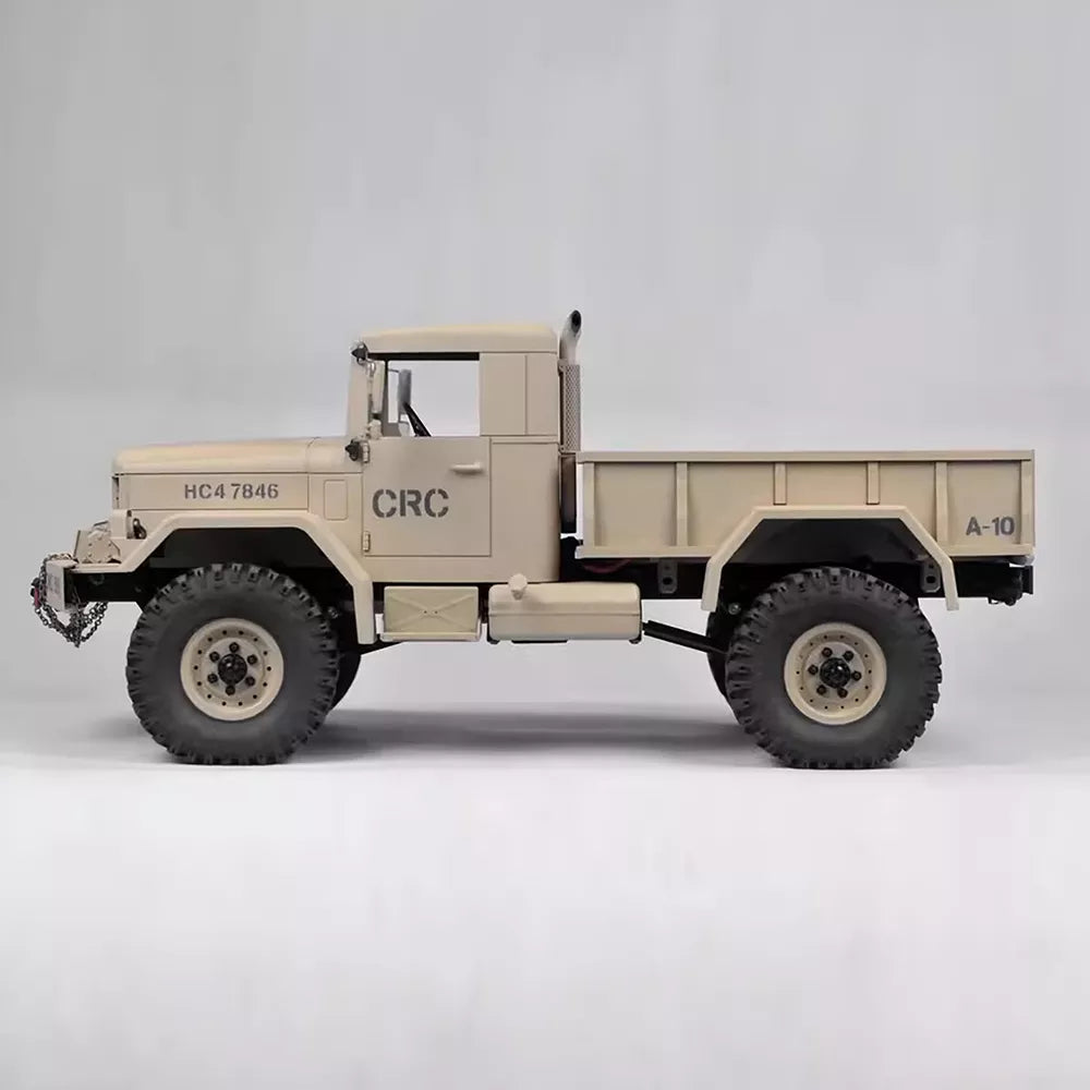 CROSSRC HC4 US M35 1/10 4WD RC Military Truck Dual Speed Off-Road Crawler KIT/RTR HC4 RTR (Desert Yellow) - rc car,rc truck | FUNYAT