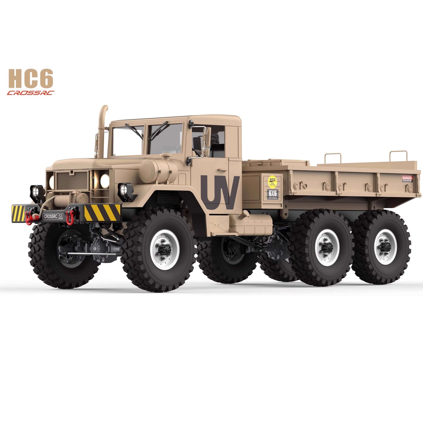 CROSSRC HC6 US M35 1/12 6WD RC Military Truck Dual Speed Off-Road Crawler KIT/RTR - rc car,rc truck | FUNYAT