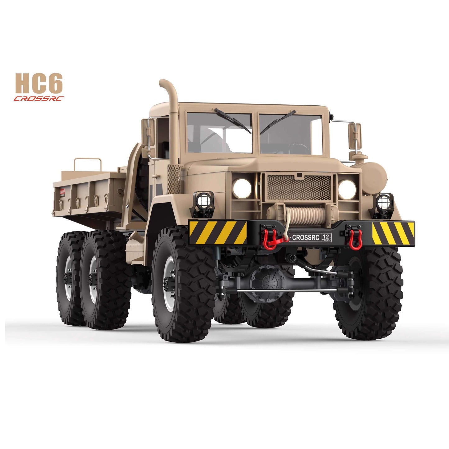 CROSSRC HC6 US M35 1/12 6WD RC Military Truck Dual Speed Off-Road Crawler KIT/RTR - rc car,rc truck | FUNYAT