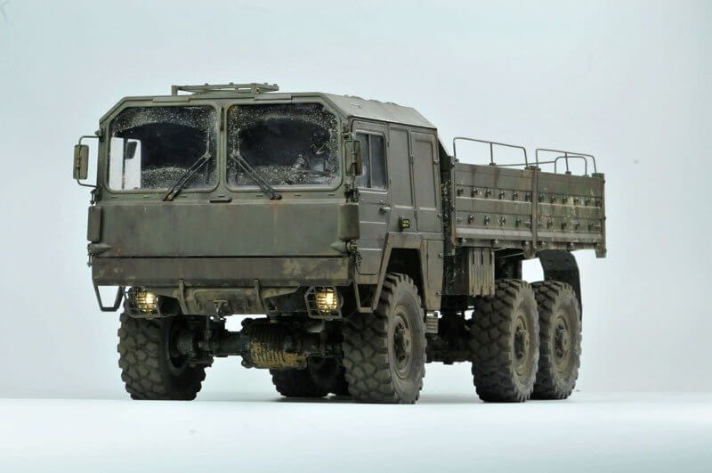 6WD drivetrain system of CROSSRC MC6 RC vehicle