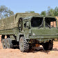 CROSSRC MC6 RC military transport truck on dirt road
