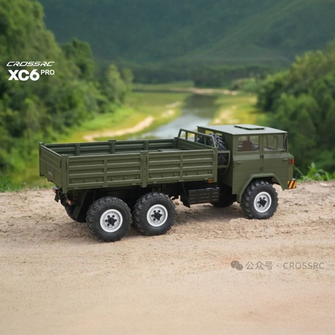 CROSSRC XC6 Pro 1/12 Scale 6WD RC Military Truck Dual Speed Off-Road Crawler RTR - rc car,rc truck | FUNYAT