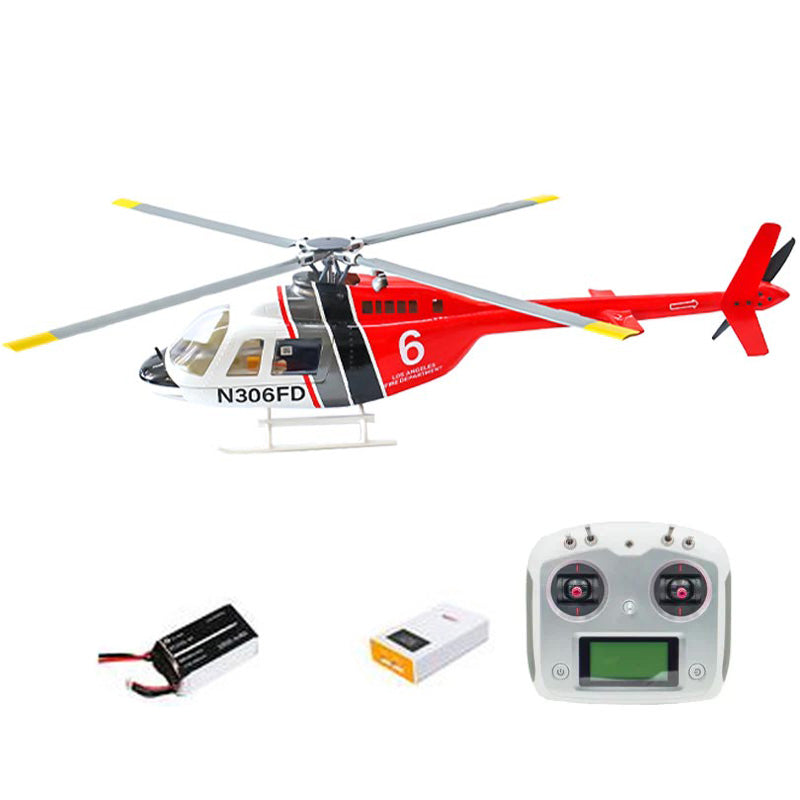 470 class large size FLY WING Bell 206 V3 RC helicopter for scale helicopter enthusiasts
