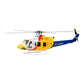 Front view of FLYWING Bell 412 470L V4 scale RC helicopter