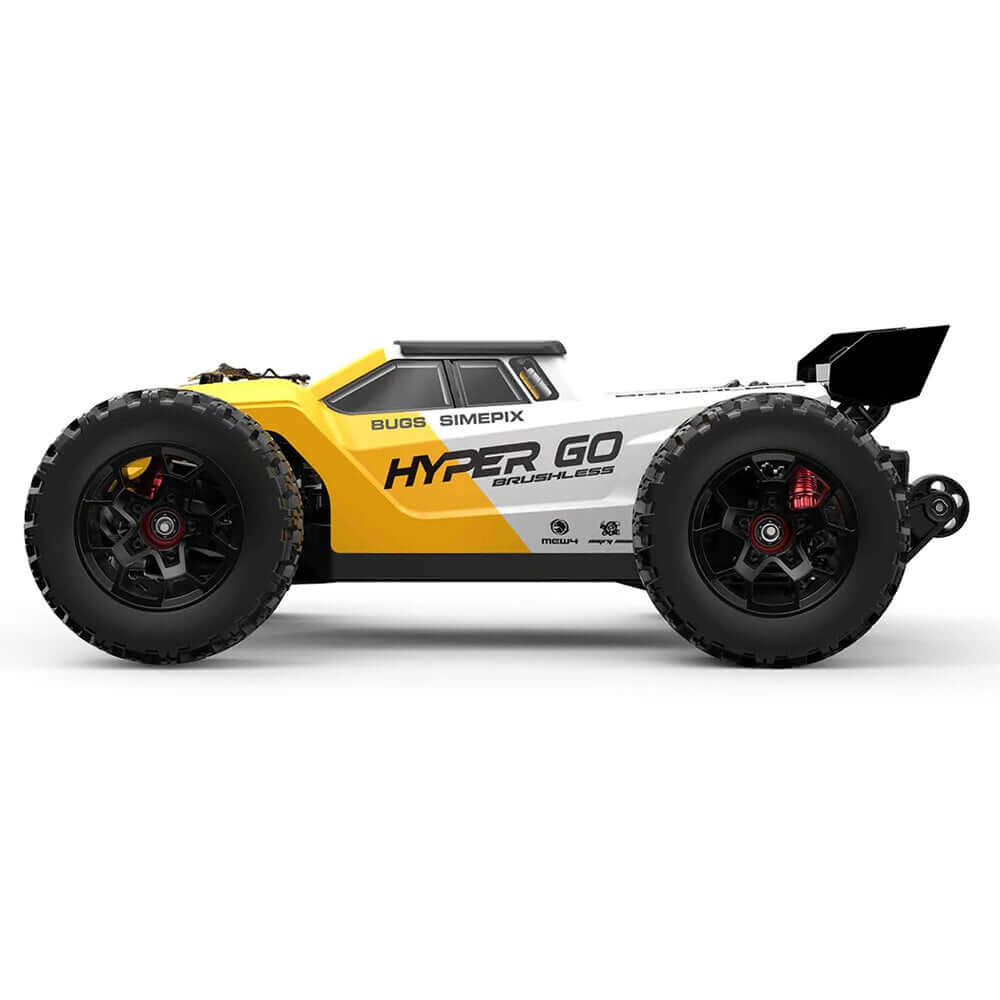Side view of MJX Hyper Go 14207 brushless RC car