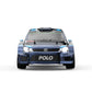 Top view of MJX Hyper Go 7304 Volkswagen Polo R WRC RC Rally Car
