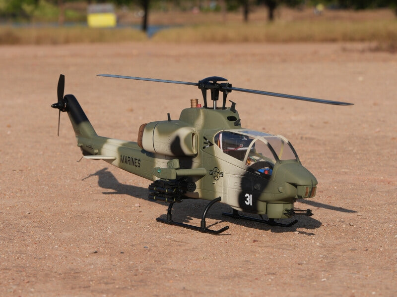 Fuselage side detail of ROBAN AH-1 Cobra 470 scale helicopter
