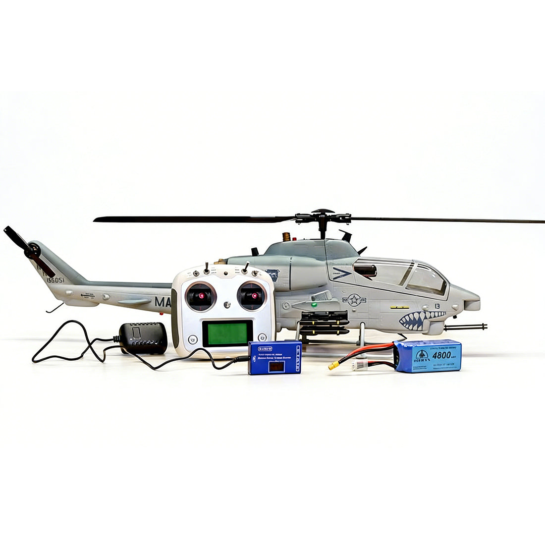 Rear view of ROBAN AH-1 Cobra 470 scale RC helicopter