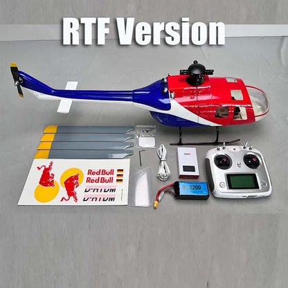 ROBAN BO-105 450L Scale RC Helicopter 4-Blade GPS Stabilized 11CH Flybarless PNP/RTF - RC Helicopter | FUNYAT