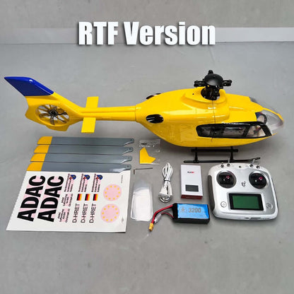 ROBAN EC135 ADAC 450L Scale RC Helicopter GPS X2 Flight Controller Flybarless PNP/RTF - RC Helicopter | FUNYAT