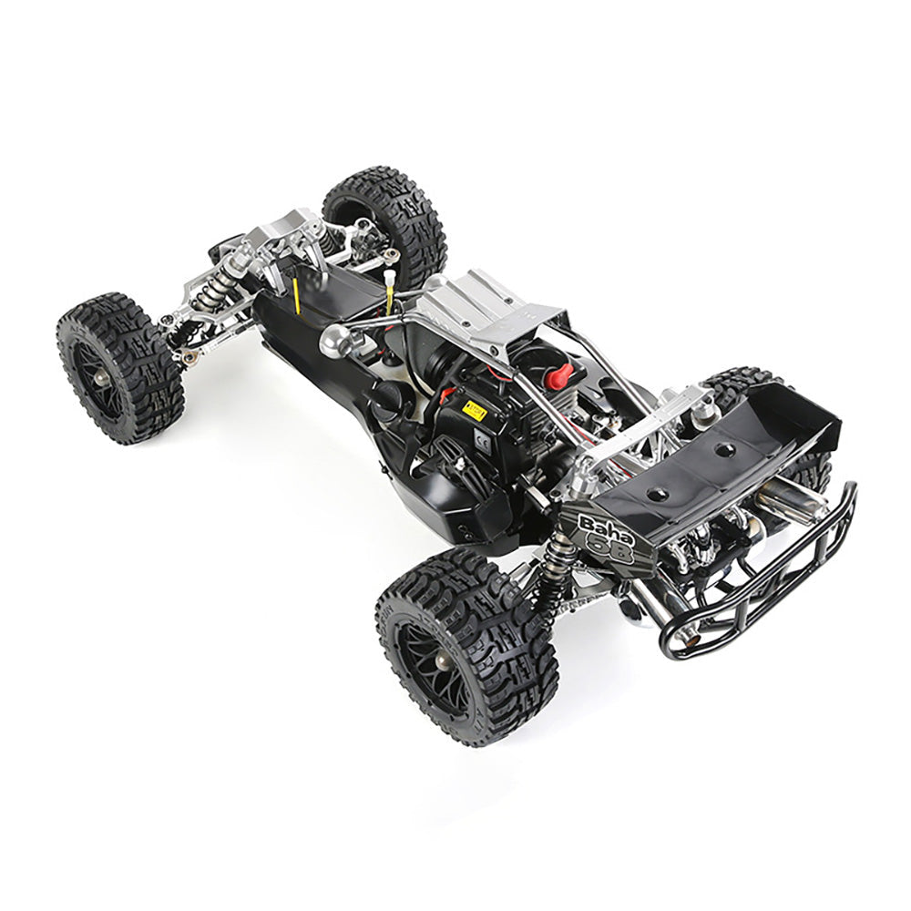 Low Angle Front View of ROFUN BAHA 450 Gas RC Car
