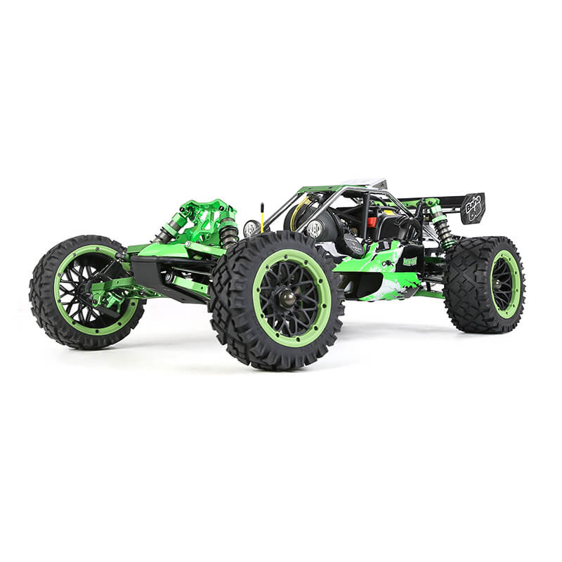 ROFUN BAHA 5B RC buggy driving on grassy field
