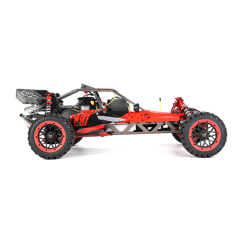 Top view of ROFUN BAHA 5B gas-powered RC racing buggy