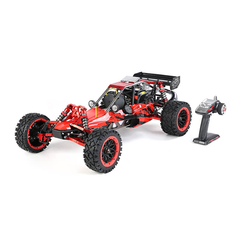 ROFUN BAHA 5B 360A 36CC Gas RC Car front view high-speed off-road buggy