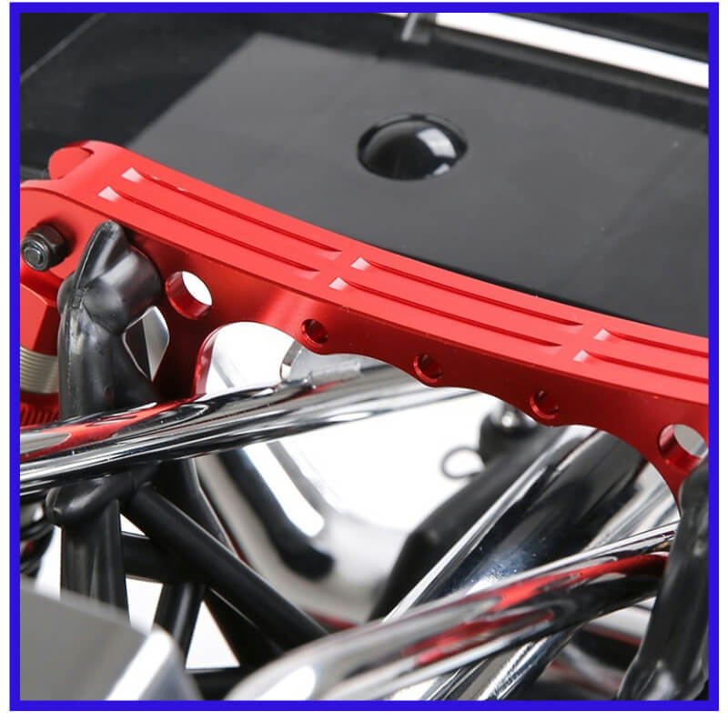 Metal chassis detail of ROFUN BAHA 5B off-road buggy