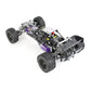 Under chassis view of ROFUN BAHA 5B off-road buggy