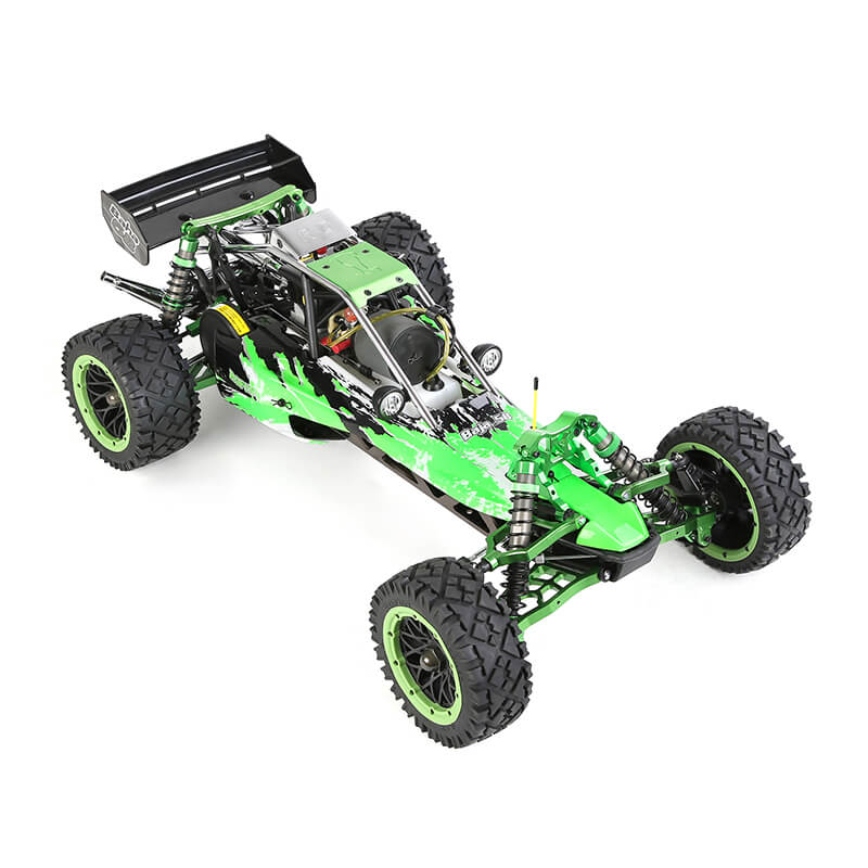 Close-up of tire tread pattern on ROFUN BAHA 5B buggy