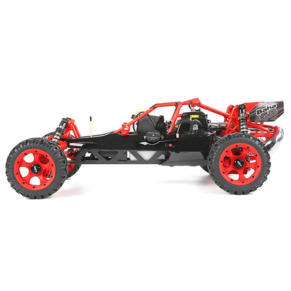 Bottom Chassis View of ROFUN BAHA 5B RC Car