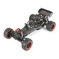 Rear view of ROFUN BAHA 5B carbon fiber high-speed gas RC racing car