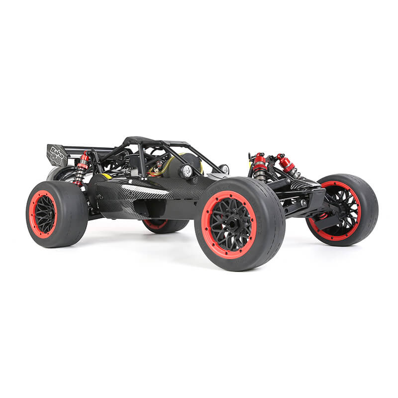ROFUN BAHA 5B carbon fiber front suspension system close-up