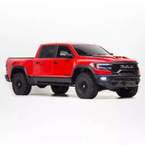Outdoor display of Dodge RAM 1500 RC crawler 1/8 scale licensed truck