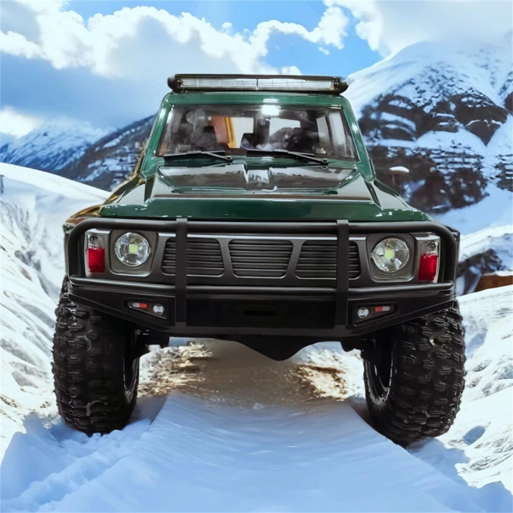 YIKONG YK4107 PRO Brushless 1/10 4WD RC Car Rock Crawler Two Speed Differential Lock LCG Chassis Tank Turn LED Lights Off-Road Climbing Truck - rc car,rc truck | FUNYAT