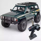 YIKONG YK4107 PRO Brushless 1/10 4WD RC Car Rock Crawler Two Speed Differential Lock LCG Chassis Tank Turn LED Lights Off-Road Climbing Truck Green Brushless - rc car,rc truck | FUNYAT