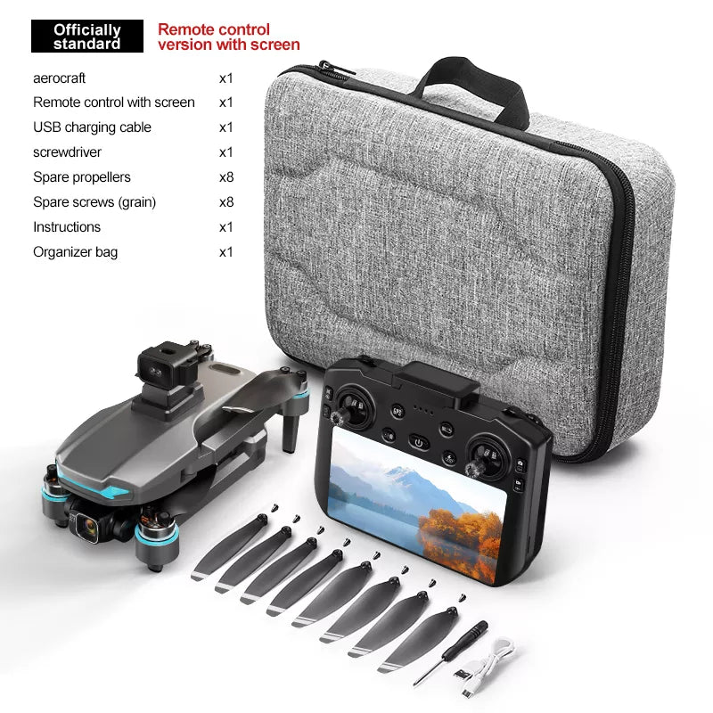 Complete package of ZLL Beast SG601 MAX GPS drone with accessories