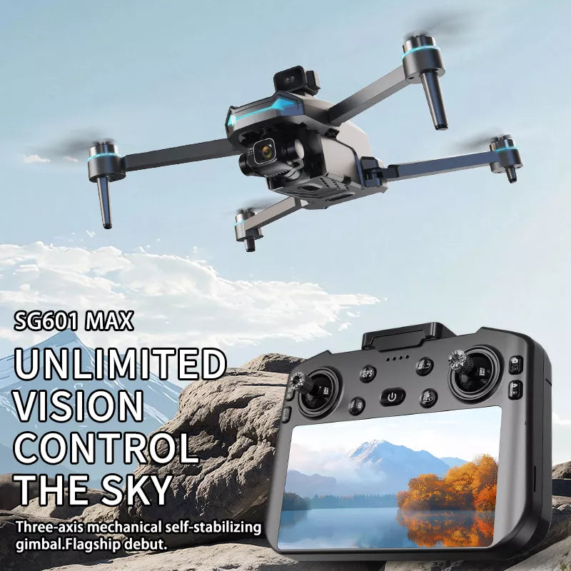 Side view of ZLL Beast SG601 MAX GPS FPV quadcopter with camera