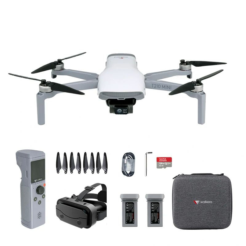 Walkera T210 Mini RC Drone 5KM FPV GPS 3-Axis Gimbal 4K HD Camera Voice Somatosensory Control VR Drone Quadcopter